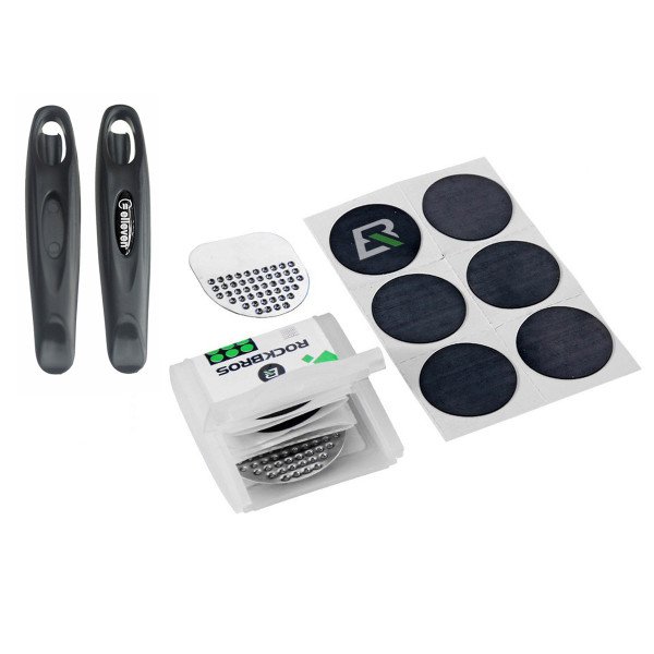 Kit Remendo Câmara Auto Adesivo + Espátulas Bike - Rockbros Kit Remendo Câmara Auto Adesivo + Espátulas Bike - Rockbros