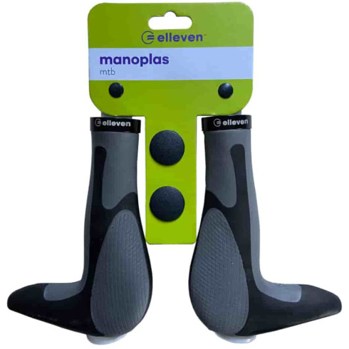Manopla Anatômica com Bar End Emborrachado para Bike