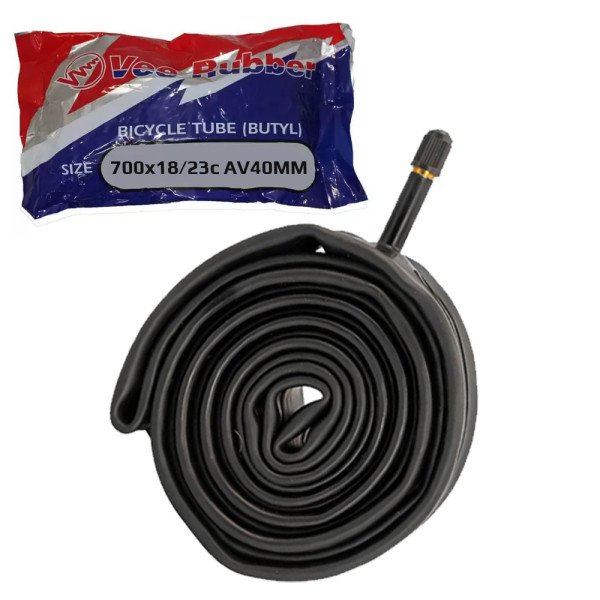 Câmara de Ar Vee Rubber 700x18/23c Clincher Válvula AV 40mm