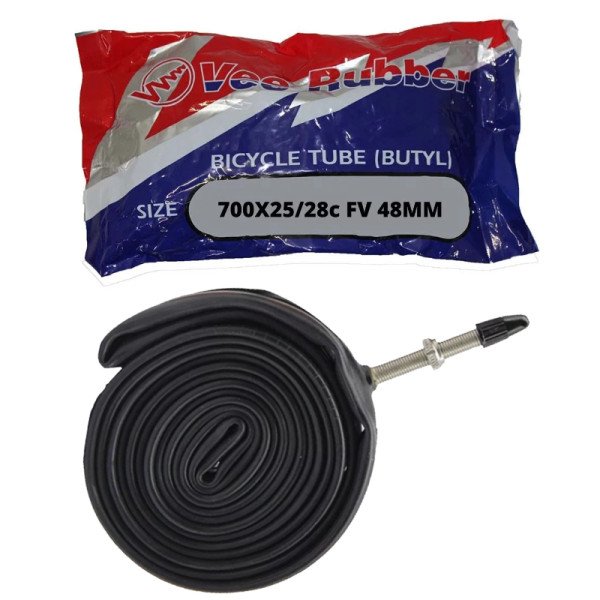 Câmara 700x25/28 Válvula Presta 48mm Road Bike | Vee Rubber
