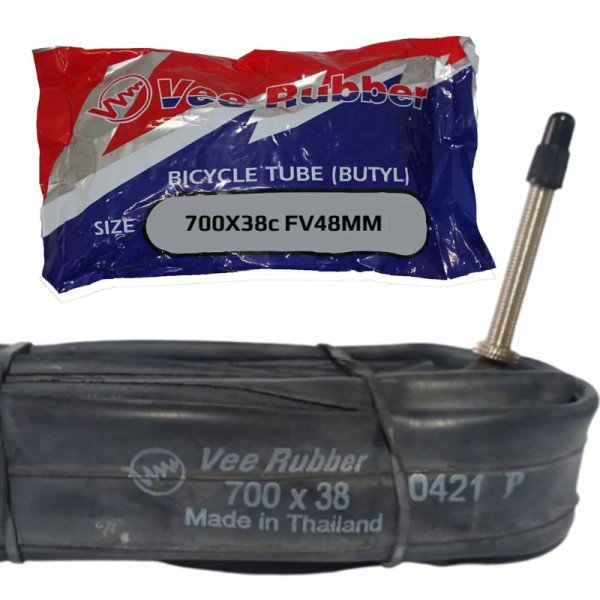 Câmara de Ar 700x38C Válvula Presta Fina 48mm | Vee Rubber
