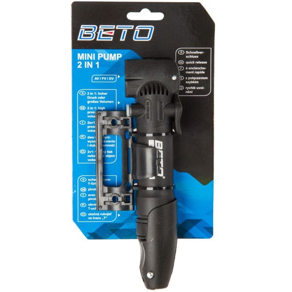 Bomba 120psi Alto Volume de Ar Bike Alta Pressão - Av Dv Fv