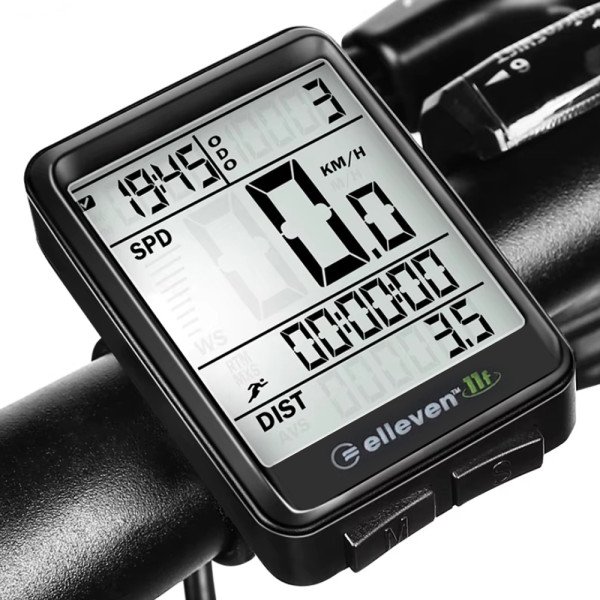 Ciclo Computador Bike 11 Funções com Fio Elleven Ciclo Computador Bike 11 Funções com Fio Elleven