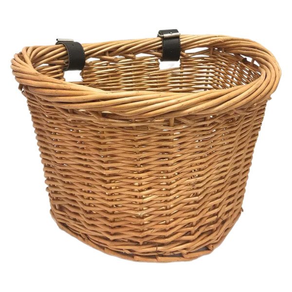 Cesta de Vime Removível para Bike Estilo Retrô Vintage