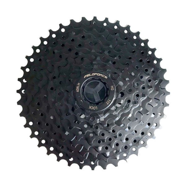 Cassete Preta Veloforce 9V 11-40D Index - K7 9 Velocidades