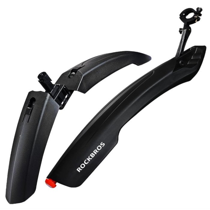 Paralama Rockbros Dianteiro e Traseiro com Sinalizador Led