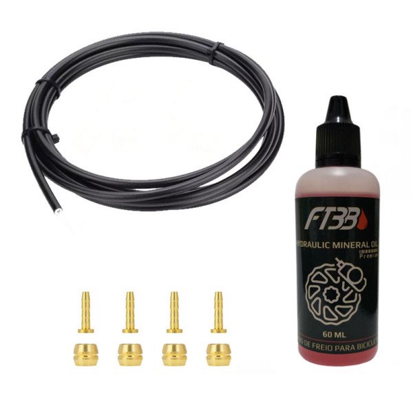 Kit Manuteção Freio Hidráulico Bike: Mangueiras Fluido Oliva