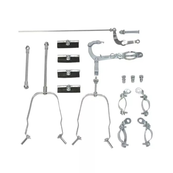 Kit Sueco Freio Varão Dianteiro e Traseiro Bike Monark Caloi