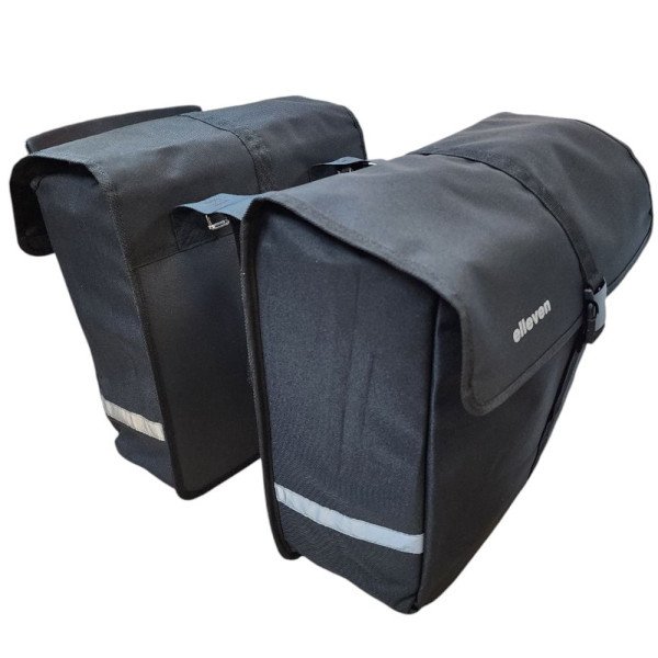 Alforge Duplo Bike 36L Impermeável com Faixa Refletiva