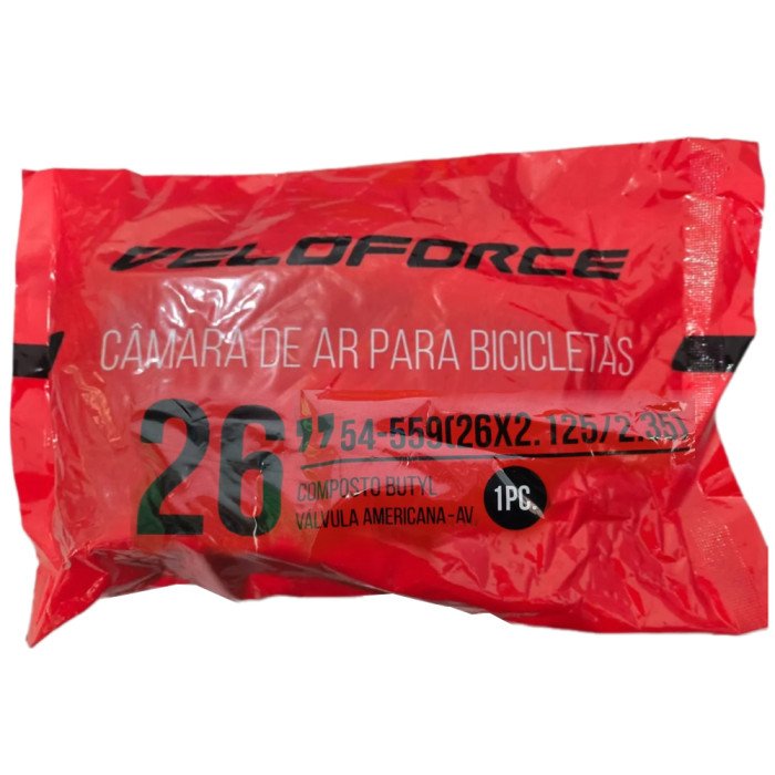 Câmara De Ar 26x2.125/2.35 Bike Bico Grosso Schrader 35mm