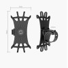 Suporte Celular Bike e Moto Silicone 360° – Universal e Seguro
