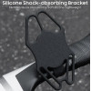 Suporte de Celular iPhone Moto Samsung em Silicone para Bike