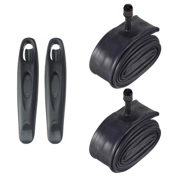 Par de Câmara de Ar 700x25/32C Válvula AV 33mm + Espátulas