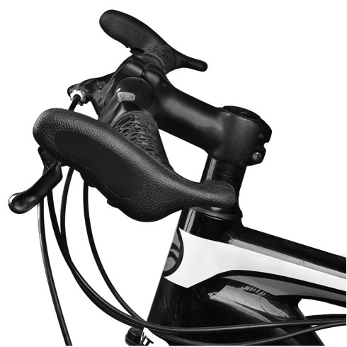 Bar End MTB Ergonômico Emborrachado Preto – Conforto e Desempenho