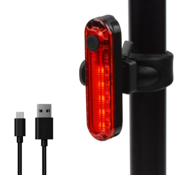 Sinalizador Traseiro LED Recarregável USB X-Plore 10 Lumens