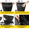 Par de Alforje para Bike 100% Impermeável Estanque 50l Para Bagageiro