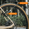Paralama Ajustável Resistente para Bike Speed, Road e Gravel
