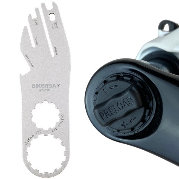 Chave Suspensão Suntour e Alinhador de Disco de Freio