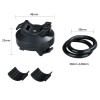 Suporte Lanterna Universal Bike Giro 360º - Guidão 25.4/31.8mm