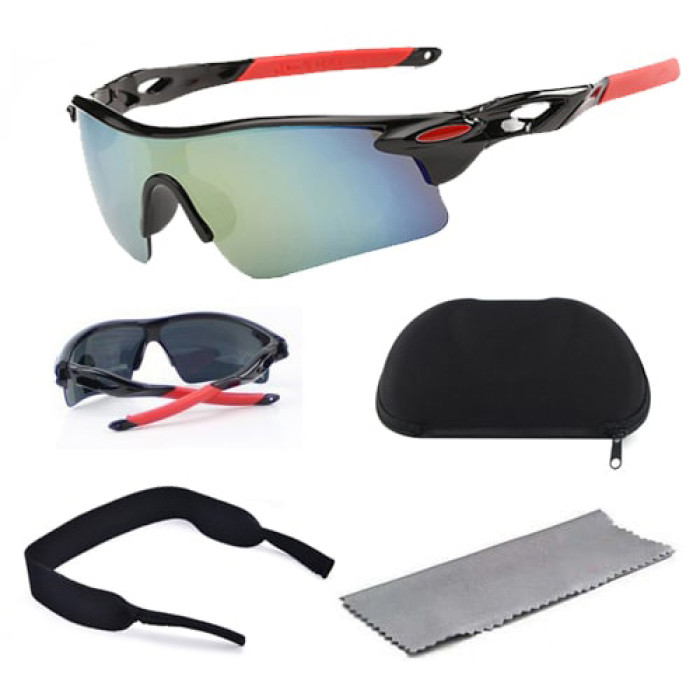 Óculos Ciclismo Esporte Proteção UV 400 Lente Espelhada