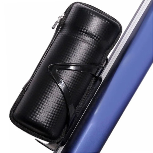 Garrafa Porta Objetos para Bike Impermeável Carbon - 500ml