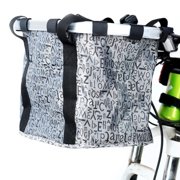 Cesta Bike Engate Rápido Cinza - Compras Pets e Cicloturismo