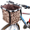 Cesta para Bike Marrom Tribal - Pets, Compras e Turismo