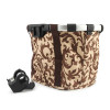 Cesta para Bike Marrom Tribal - Pets, Compras e Turismo
