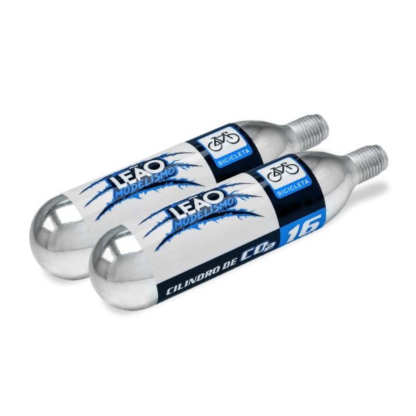 Kit 2 Cilindros CO2 16g | Refil Bomba de encher Pneu de Bike