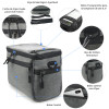 Bolsa de Guidão Impermeável para Bike - Cinza - 4L Armazenamento