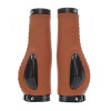 Manopla de Bike Premium Couro com Gel de Silicone Antishock