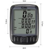 Ciclo Computador Velocimetro Bike 24 Funções LCD Luz Noturna