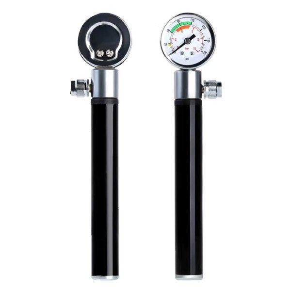 Bomba de Ar Alta Pressão 210 PSI com Manômetro Portátil