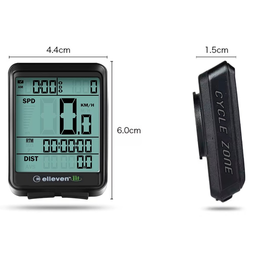 Ciclo Computador Bike 11 Funções com Fio Elleven Ciclo Computador Bike 11 Funções com Fio Elleven