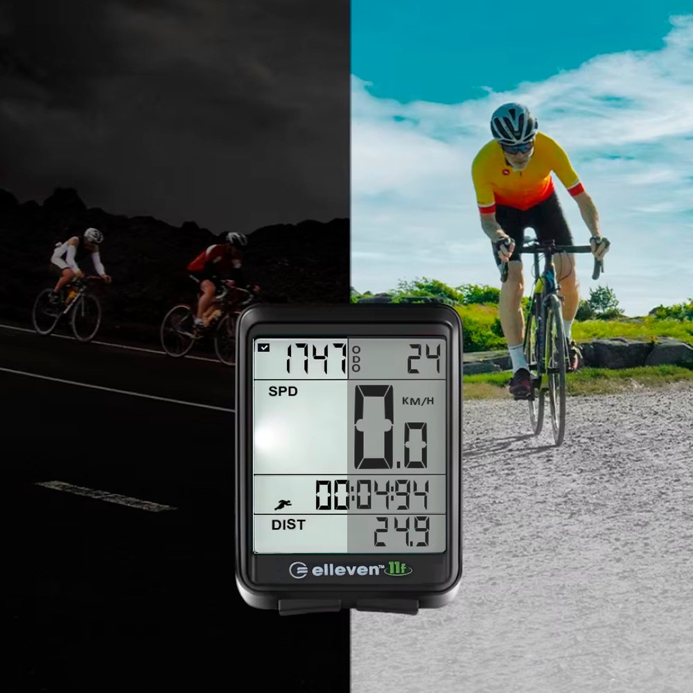 Ciclo Computador Bike 11 Funções com Fio Elleven Ciclo Computador Bike 11 Funções com Fio Elleven