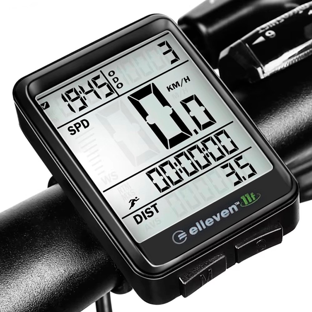 Ciclo Computador Bike 11 Funções com Fio Elleven Ciclo Computador Bike 11 Funções com Fio Elleven