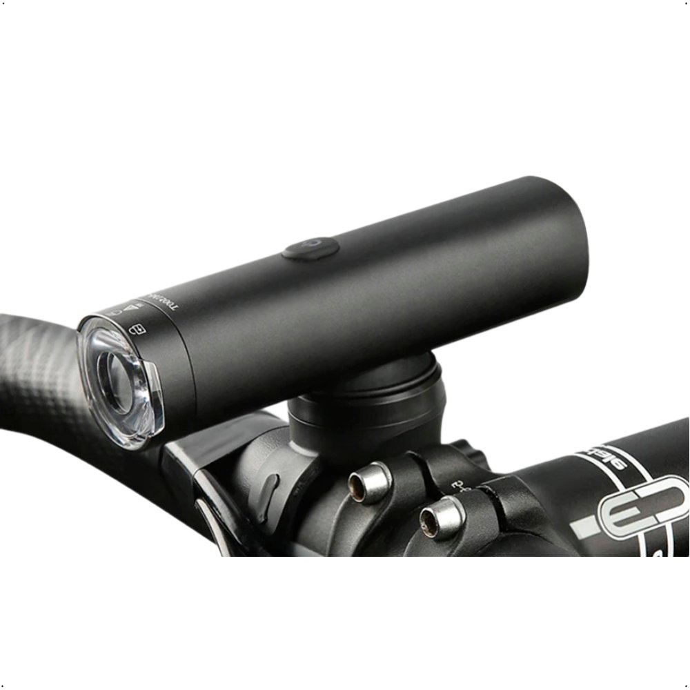 Farol Bike 1200 Lumens Alumínio Suporte GPS GoPro Integrado Farol Bike 1200 Lumens Alumínio Suporte GPS GoPro Integrado