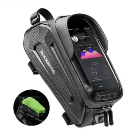 Bolsa Quadro Rockbros Celular 6,8 Pol. Bike Impermevel 